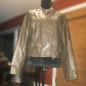 🌹🐇🐾🐸🌷🌻🌹Dollhouse faux leather jacket